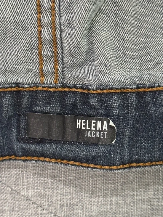 KUT Helena Denim Jacket Large Cropped Stretch Jean Jacket - Picture 11 of 12